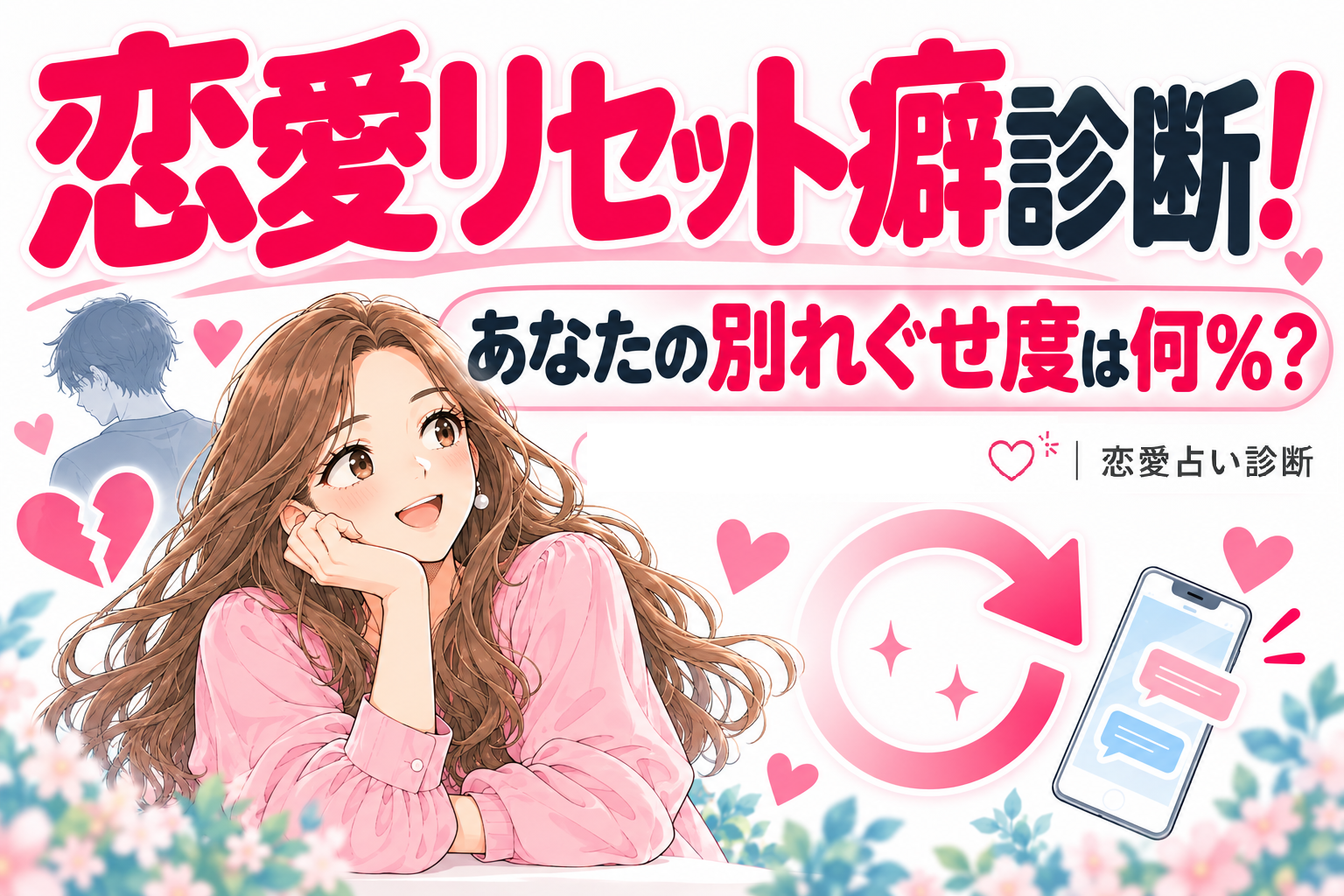 恋愛リセット癖診断！あなたの別れぐせ度は何％？